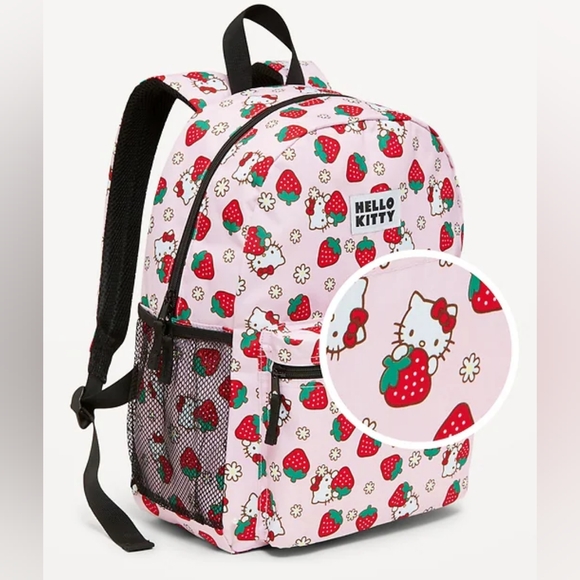 Old Navy Handbags - Old navy Hello Kitty Canvas Backpack for Girls (Pink)